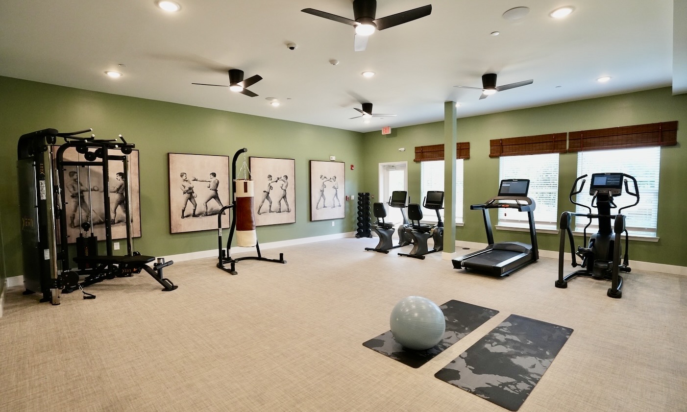 Park Place fitness studio with cardio and strength equipment