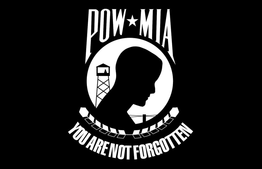 POW-MIA emblem reading You Are Not Forgotten